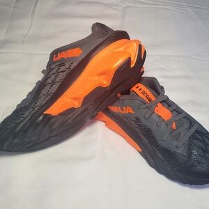 Under Armour Kids Sneakers in Black and Orange